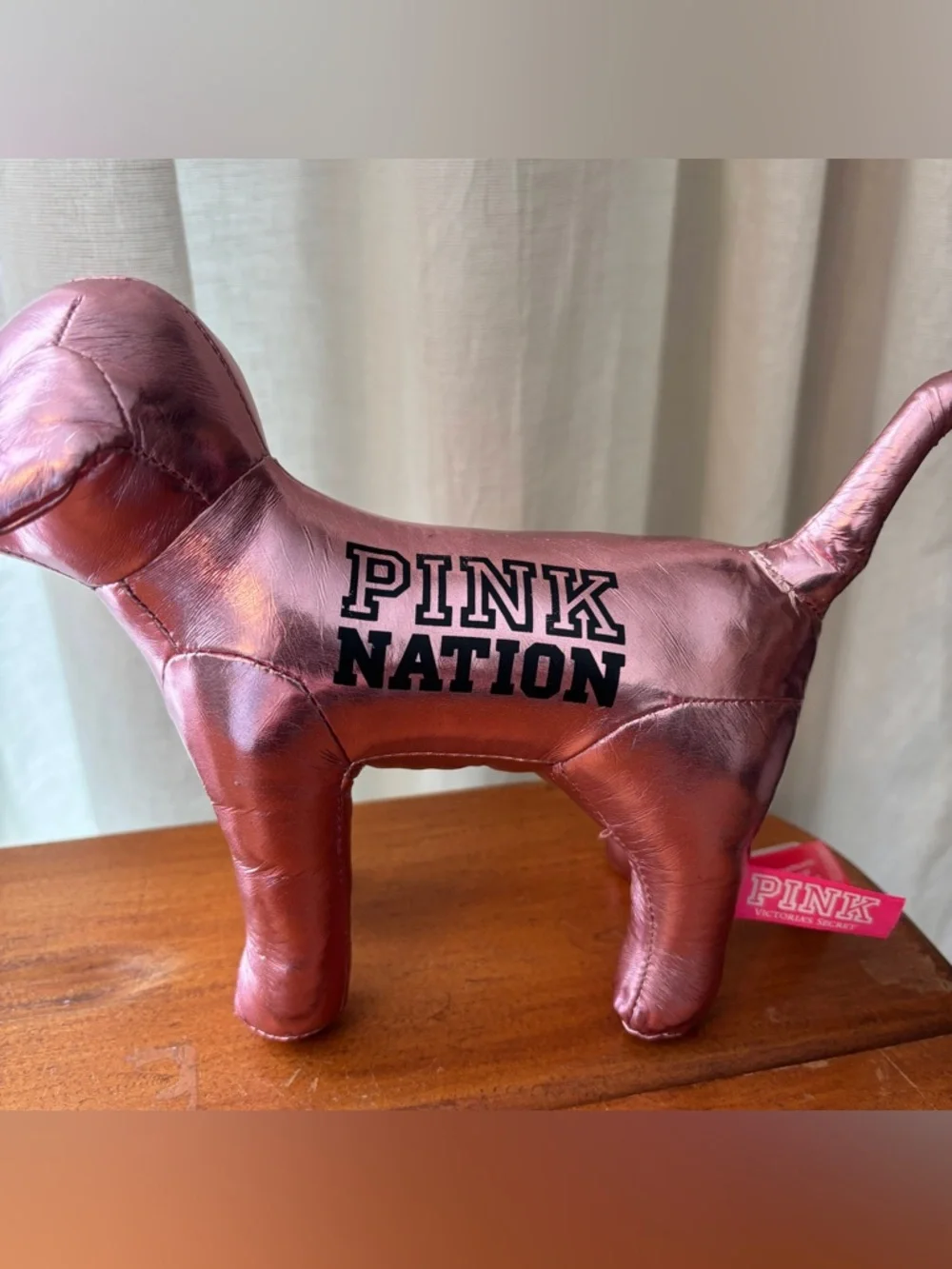 Shiny Metallic Pink VS PINK Nation Dog Limited Edition from Victoria's Secret - Picture 5 of 8
